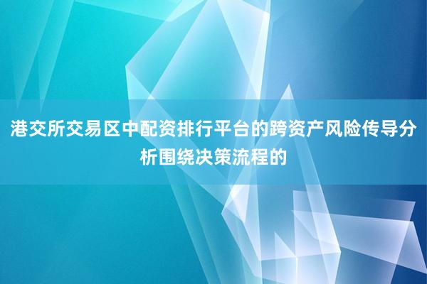 港交所交易区中配资排行平台的跨资产风险传导分析围绕决策流程的